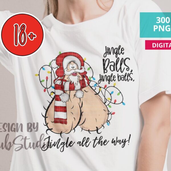 Jingle Balls PNG Adult Christmas Sublimation Design download, penis PNG, Christmas penis, 300 DPI, Instant Digital Download, dtg print