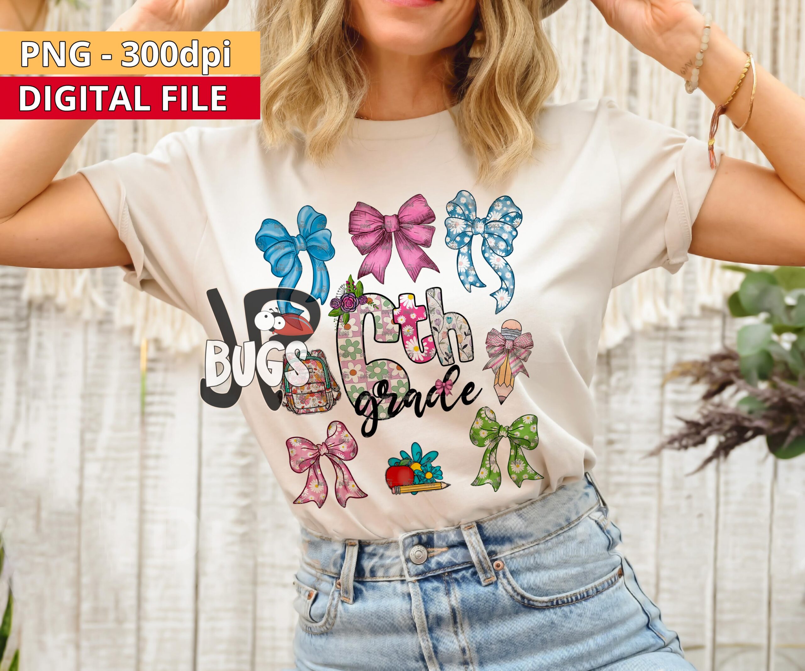 6th Grade Coquette Bow PNG – Cute Back to School Hand Drawn Design for Teachers & Students – Preppy Sublimation Graphic Download Step into the school year with charm, confidence, and a touch of classic coquette style. Introducing the “6th Grade Coquette Bow” Hand-Drawn PNG – a back-to-school essential for teachers, students, and proud parents who adore stylish, thoughtful design.